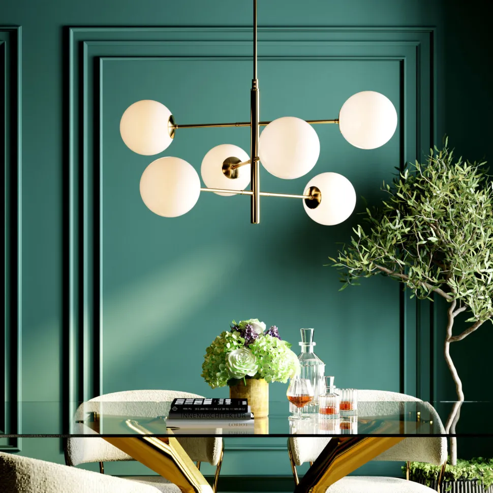 KARE Design Eettafel Gloria Goud 200x100cm Outlet