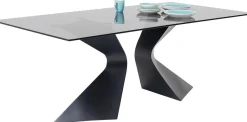 KARE Design Eettafel Gloria Zwart 200x100cm New
