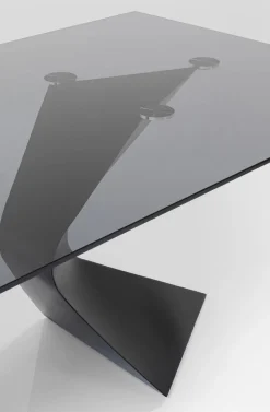 KARE Design Eettafel Gloria Zwart 200x100cm New