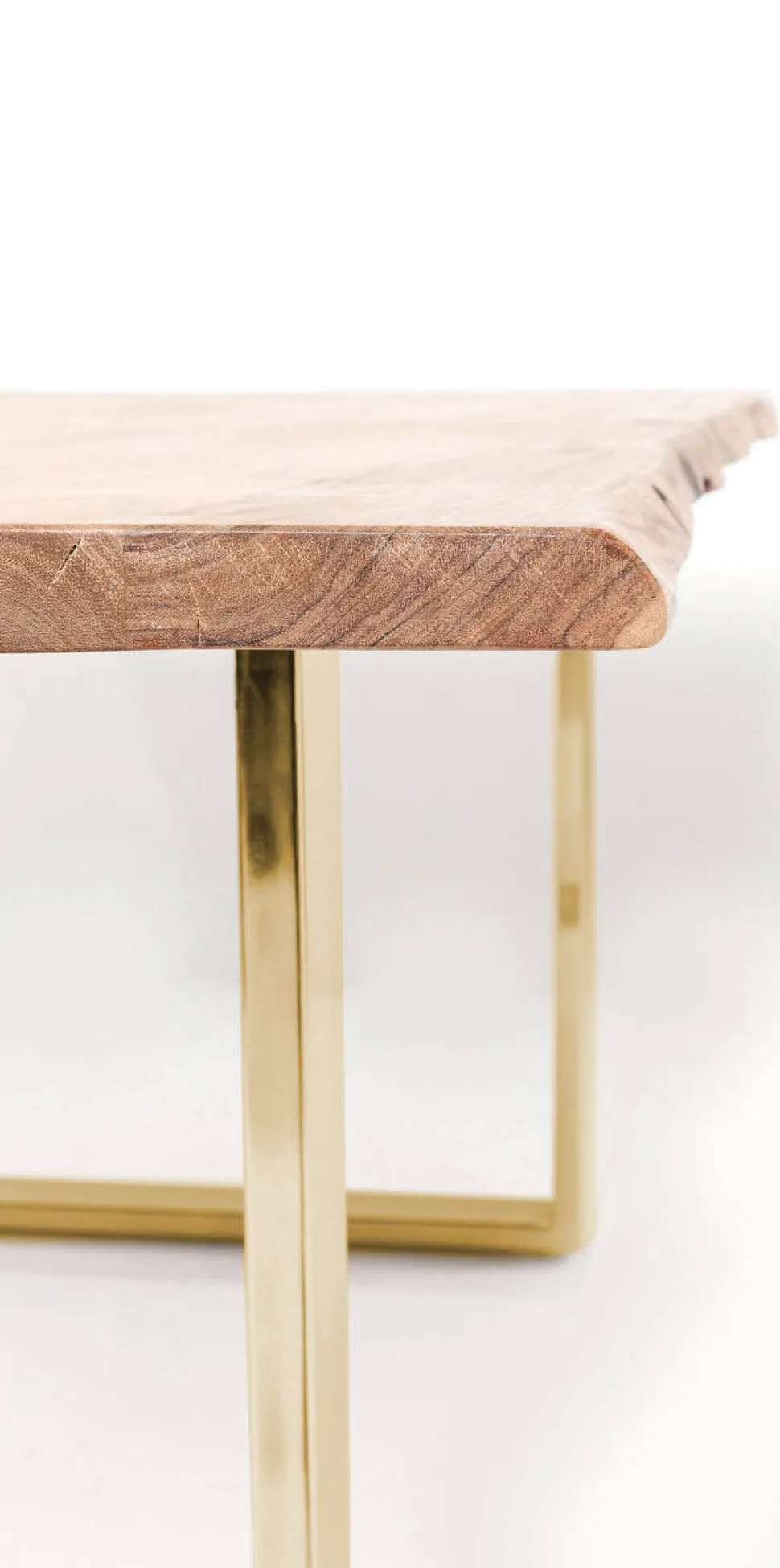 KARE Design Eettafel Harmony Brass 160x80 Discount