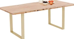 KARE Design Eettafel Harmony Brass 200x100 Fashion