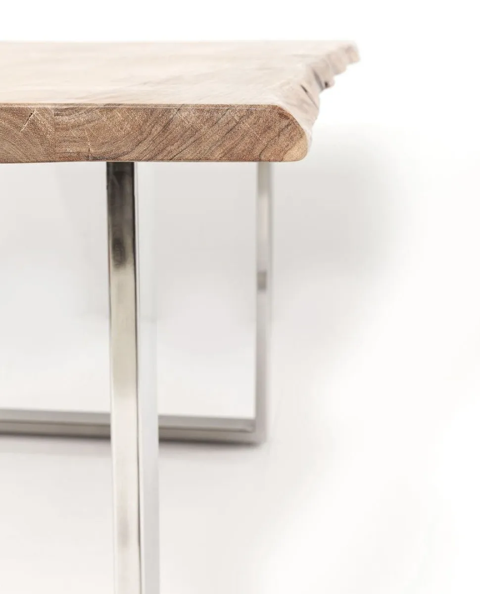 KARE Design Eettafel Harmony Crude Steel 200x100 Cheap