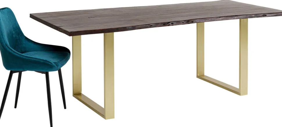 KARE Design Eettafel Harmony Dark Brass 200x100 Hot