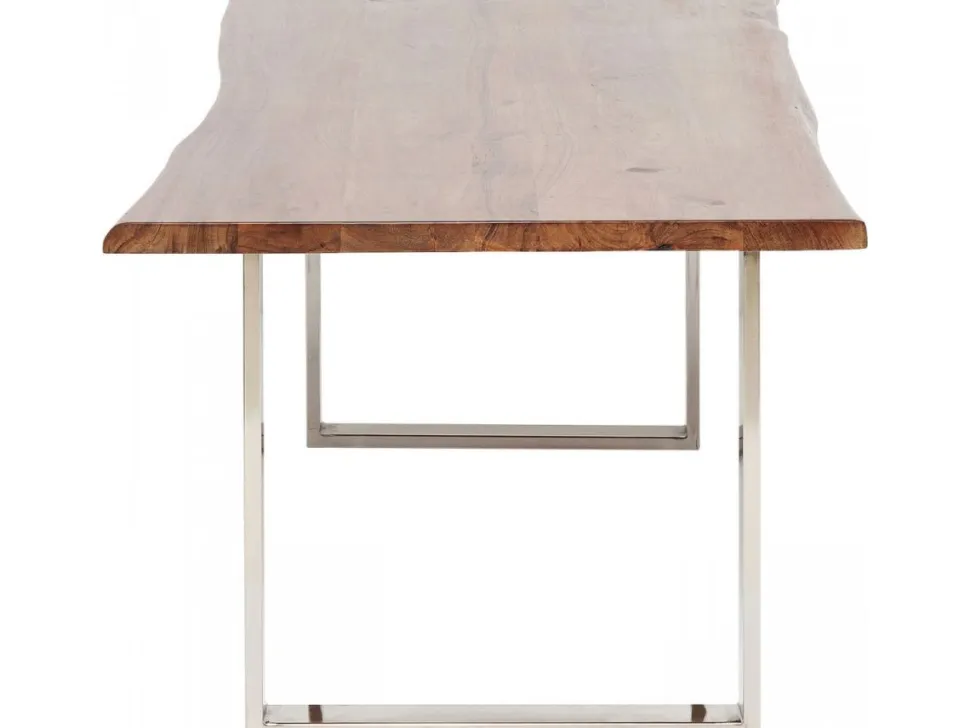 KARE Design Eettafel Harmony Dark Chrome 180x90 New