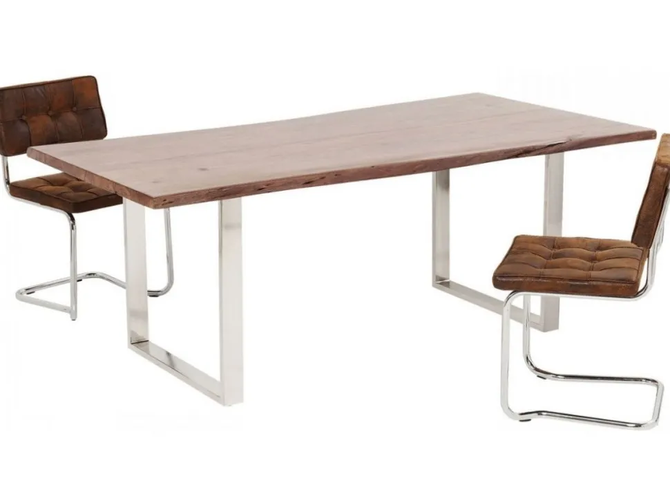 KARE Design Eettafel Harmony Dark Chrome 180x90 New