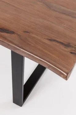 KARE Design Eettafel Harmony Dark Chrome 180x90 New