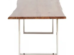 KARE Design Eettafel Harmony Dark Chrome 160x80 Flash Sale