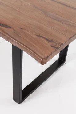 KARE Design Eettafel Harmony Dark Chrome 160x80 Flash Sale