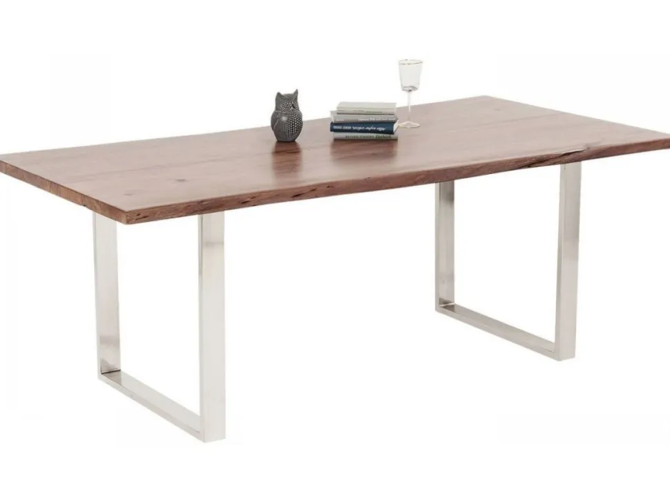 KARE Design Eettafel Harmony Dark Chrome 160x80 Flash Sale