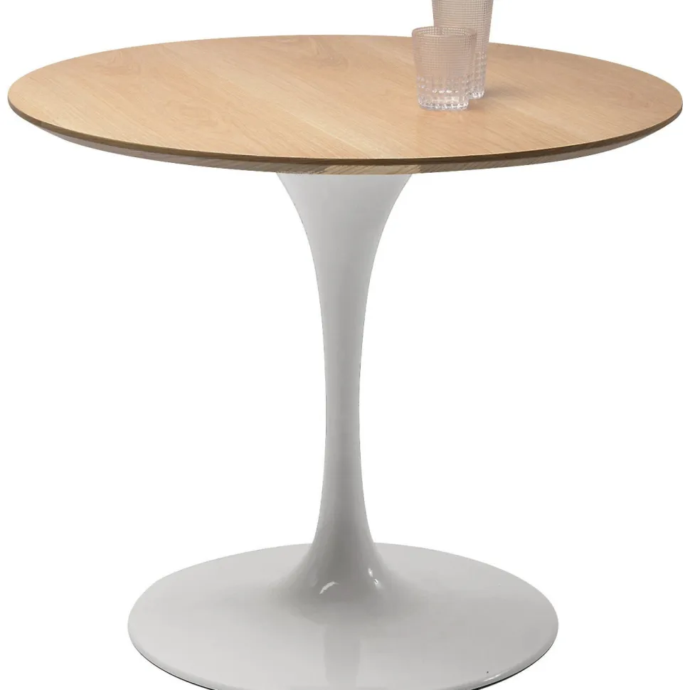 KARE Design Eettafel Invitation Set Eiken Wit Ø90cm Shop