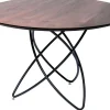 KARE Design Eettafel Molekular Black Walnut 120cm Shop