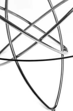 KARE Design Eettafel Molekular Zilver Ø120cm Store