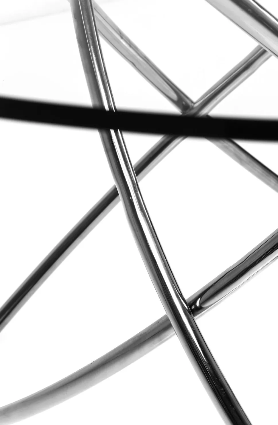 KARE Design Eettafel Molekular Zilver Ø120cm Store