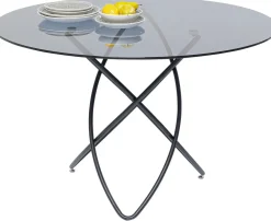 KARE Design Eettafel Molekular Zwart Ø120cm Cheap