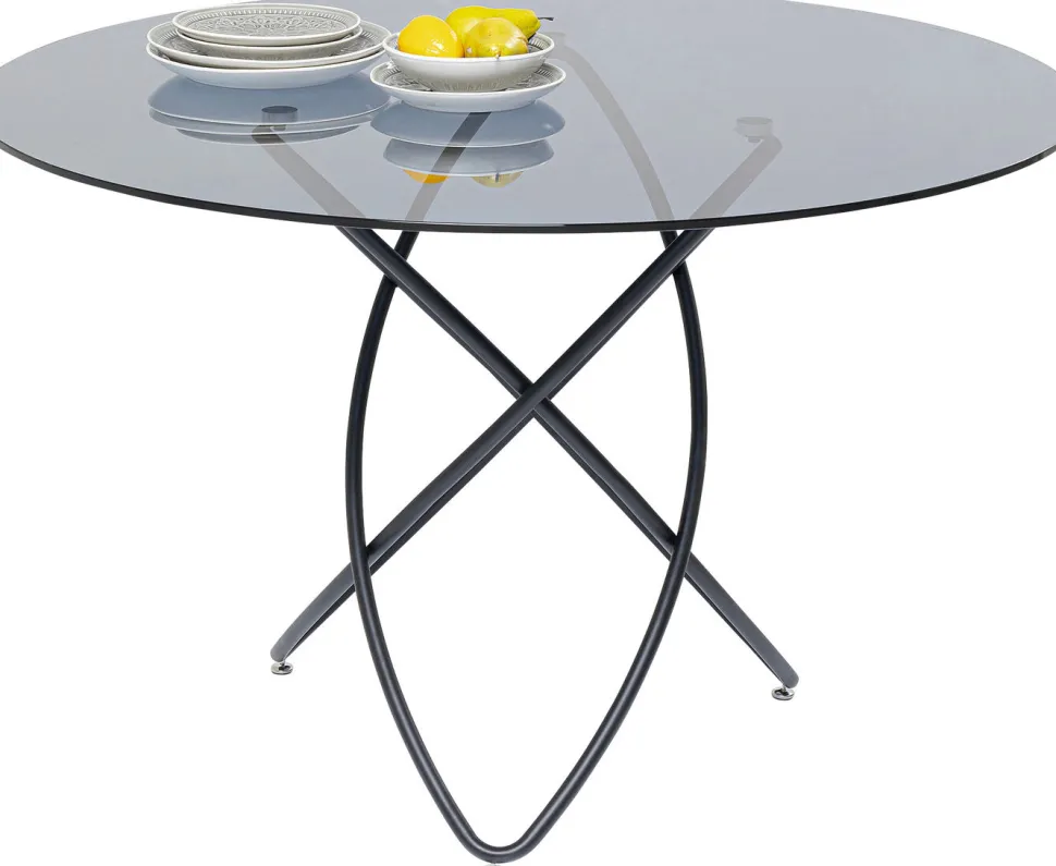 KARE Design Eettafel Molekular Zwart Ø120cm Cheap