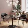 KARE Design Eettafel Schickeria Marble Black 110cm New