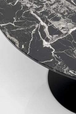 KARE Design Eettafel Schickeria Marble Black 110cm New