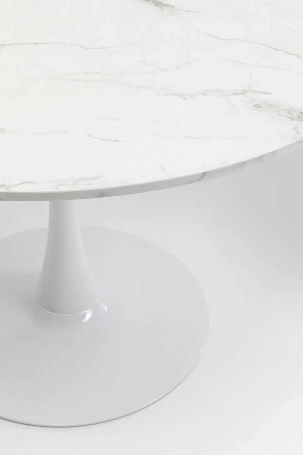 KARE Design Eettafel Schickeria Marble White 110cm Shop