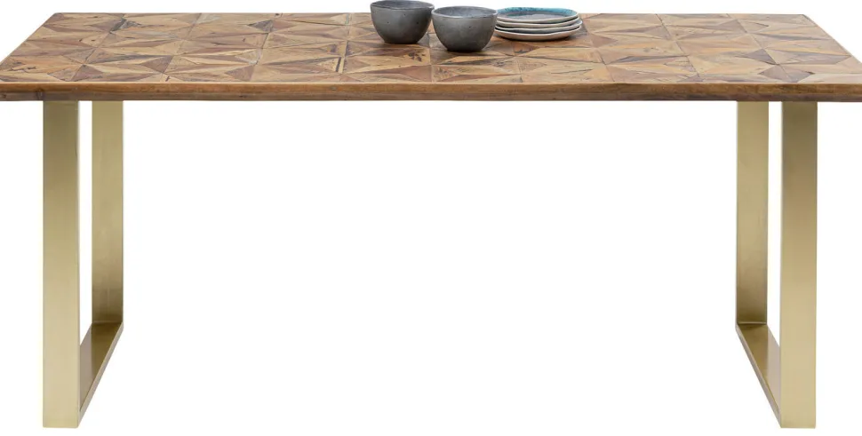 KARE Design Eettafel Stars Messing 180x90cm Online