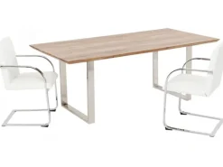 KARE Design Eettafel Symphony Chroom 160x80cm Discount