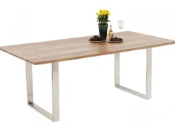 KARE Design Eettafel Symphony Chroom 160x80cm Discount