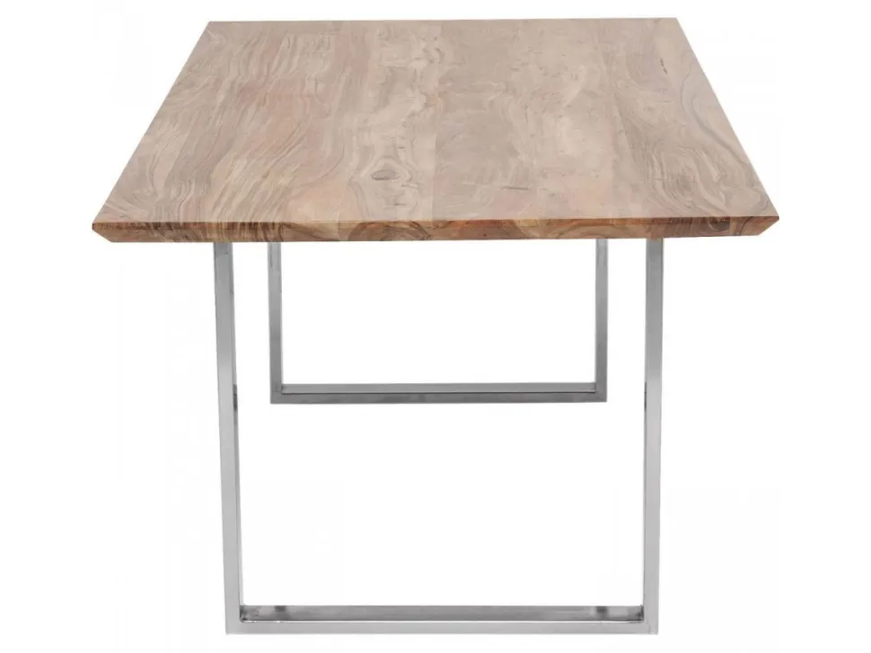 KARE Design Eettafel Symphony Chroom 180x90cm Online