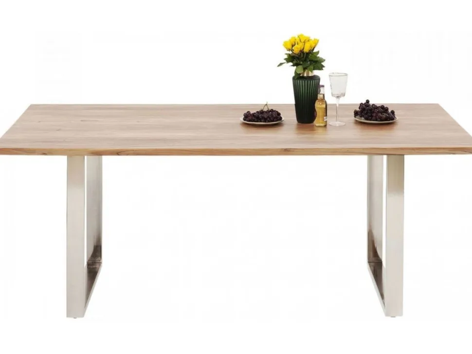 KARE Design Eettafel Symphony Chroom 180x90cm Online