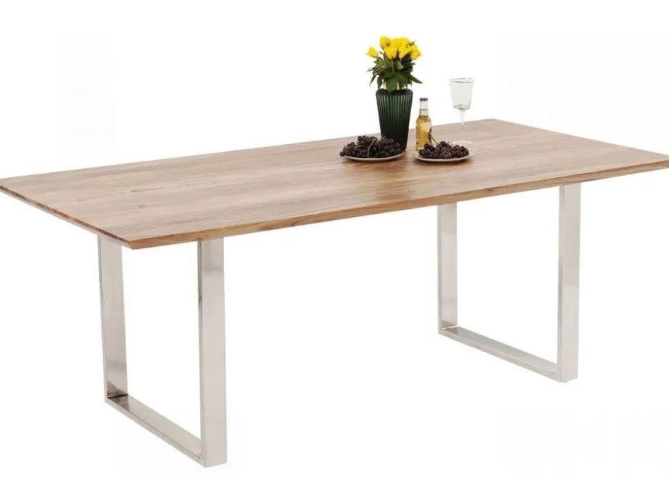KARE Design Eettafel Symphony Chroom 180x90cm Online