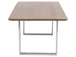 KARE Design Eettafel Symphony Donker Chroom 200x100cm Cheap