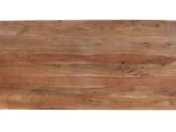KARE Design Eettafel Symphony Donker Chroom 200x100cm Cheap