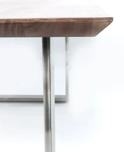 KARE Design Eettafel Symphony Donker Chroom 200x100cm Cheap
