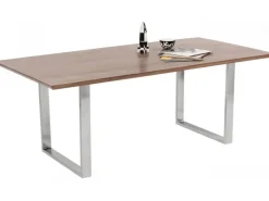 KARE Design Eettafel Symphony Donker Chroom 160x80cm Outlet