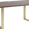KARE Design Eettafel Symphony Donker Messing 180x90cm Discount
