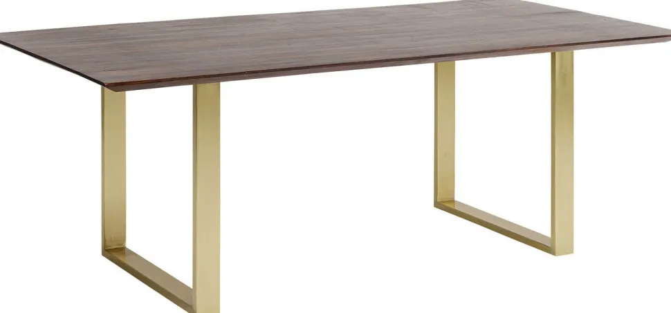 KARE Design Eettafel Symphony Donker Messing 180x90cm Discount