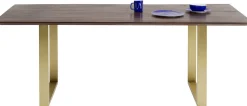 KARE Design Eettafel Symphony Donker Messing 180x90cm Discount