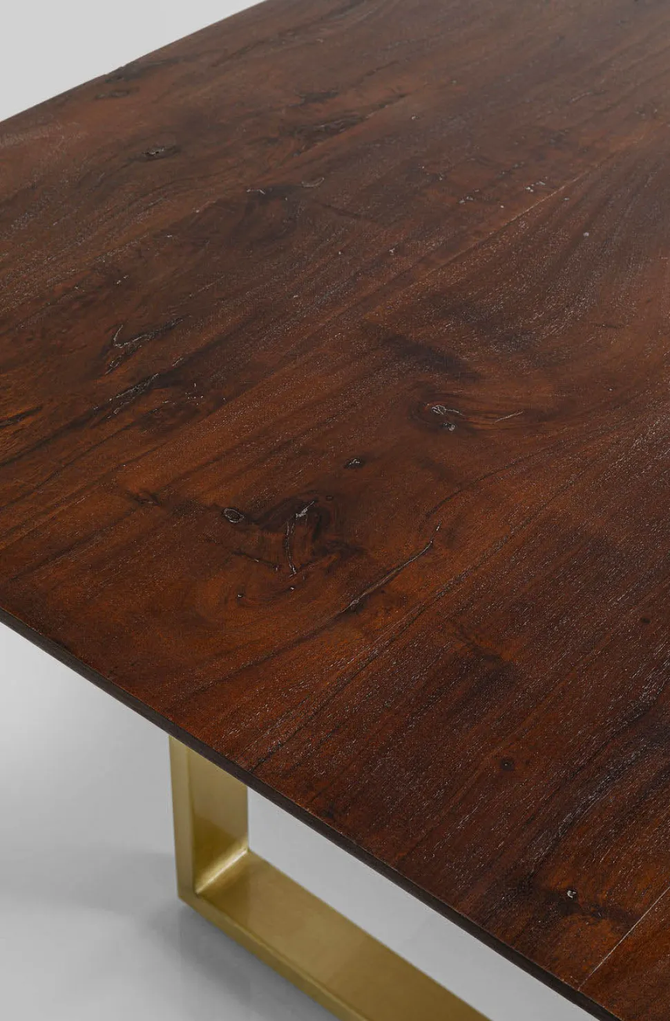 KARE Design Eettafel Symphony Donker Messing 200x100cm Best Sale
