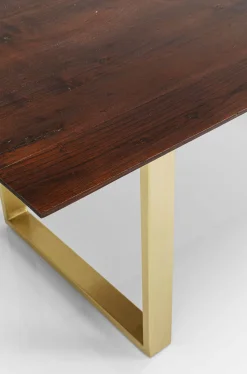 KARE Design Eettafel Symphony Donker Messing 200x100cm Best Sale
