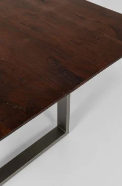 KARE Design Eettafel Symphony Donker Ruwstaal 180x90cm Store