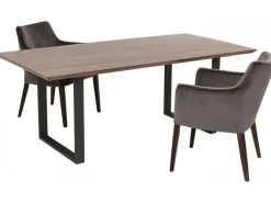 KARE Design Eettafel Symphony Donker Ruwstaal 160x80cm Store
