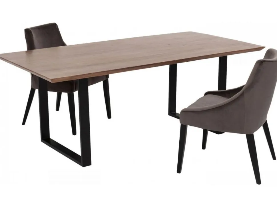 KARE Design Eettafel Symphony Donker Zwart 180x90cm Discount
