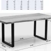 KARE Design Eettafel Symphony Eiken Messing Best