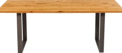 KARE Design Eettafel Symphony Eiken Ruwstaal 160x80cm Sale