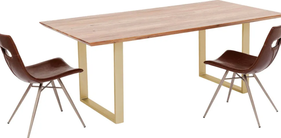 KARE Design Eettafel Symphony Messing 160x80cm Sale