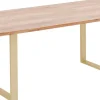 KARE Design Eettafel Symphony Messing 180x90cm Best