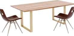 KARE Design Eettafel Symphony Messing 200x100cm Cheap