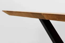 KARE Design Eettafel Symphony Oak Cross Black 200x100cm Store