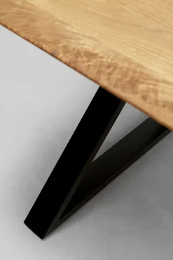 KARE Design Eettafel Symphony Oak Cross Black 200x100cm Store