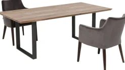 KARE Design Eettafel Symphony Ruwstaal 180x90cm Clearance