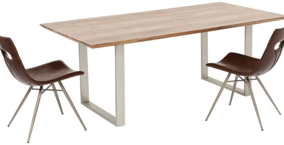 KARE Design Eettafel Symphony Zilver 160x80cm Shop