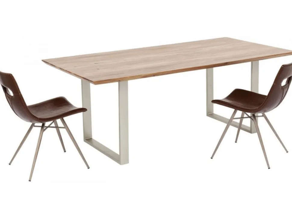 KARE Design Eettafel Symphony Zilver 180x90cm Online